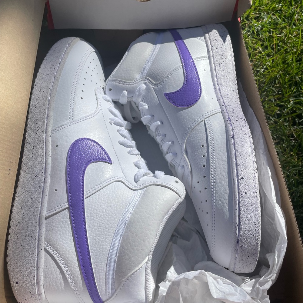 Brand New Nike Custom Court Vision Mid. Mens 10.5